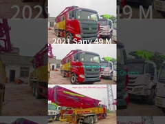 Małe używane ciężarówki betonowe 2021 Sany 49M z podwoziem Sany w Kazachstanie