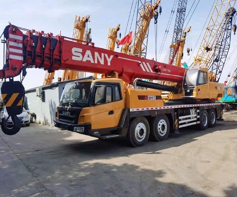 2017 Sany Used Boom Truck Crane 75 Tons 274 KW Second Hand Mobile Cranes
