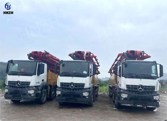 SANY Hydraulic  Concrete Pump Truck 56m On BENZ Chassis 4143 Manufactured in 2020